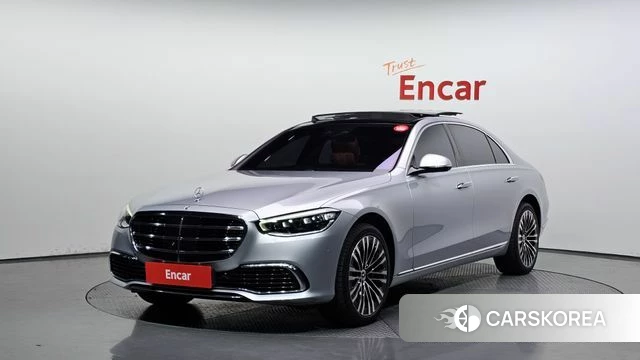 Mercedes-Benz S-Class W223 2021 Светло-серебряный цвет из Кореи