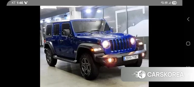 Jeep Wrangler (JL) 2018 Синий из Кореи