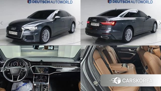 Audi A6 (C8) 2020 Серый из Кореи