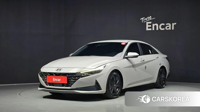 Hyundai Avante Hybrid (CN7) 2022 Серебристо-серый из Кореи
