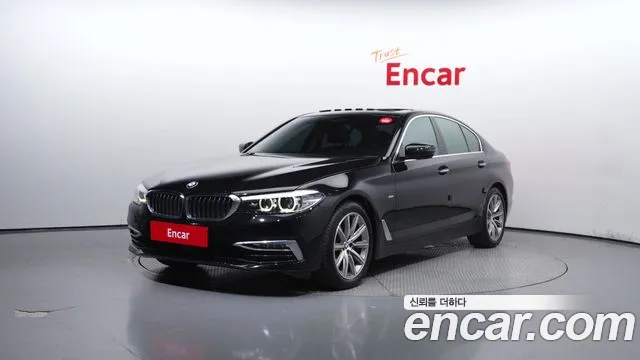 BMW 5 Series (G30) 2018 Черный из Кореи