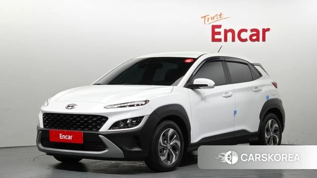 Hyundai The New Kona Hybrid 2021 Белый из Кореи