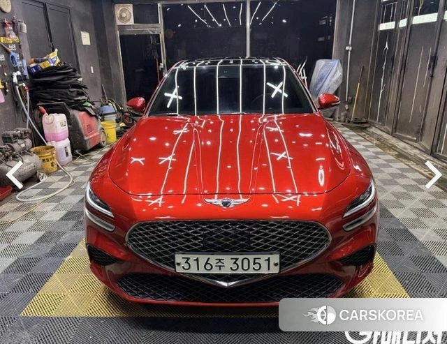 Genesis The New G70 2021 Красный из Кореи