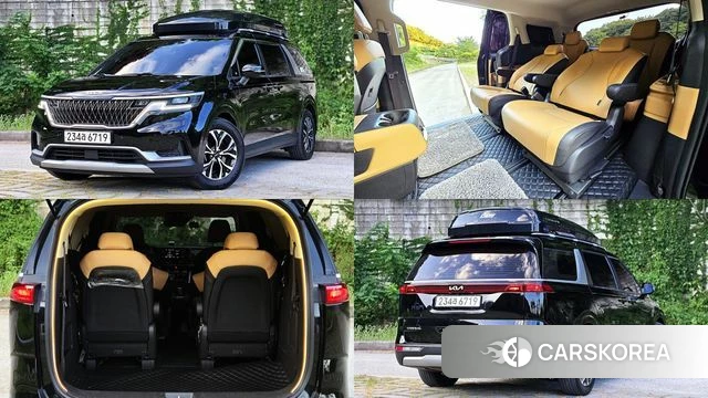 Kia Carnival 4th generation 2022 Черный из Кореи