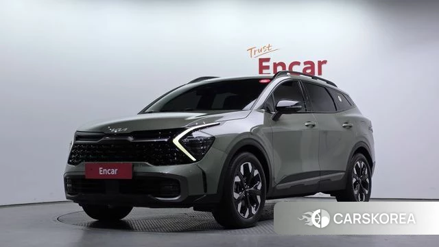 Kia Sportage 5th Generation 2022 Зеленый из Кореи