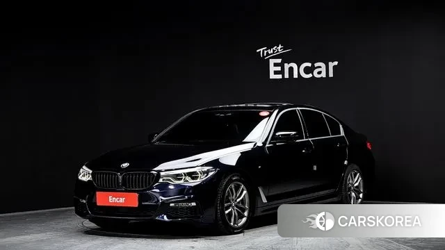 BMW 5 Series (G30) 2018 Черный из Кореи