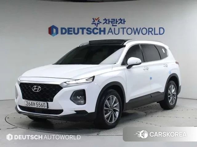 Hyundai Santa Fe TM 2018 Белый из Кореи