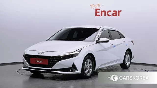 Hyundai Avante (CN7) 2020 Белый из Кореи