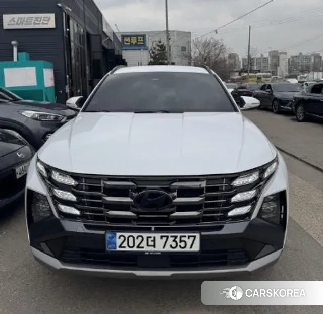 Hyundai The New Tucson Hybrid (NX4) 2024 Белый из Кореи