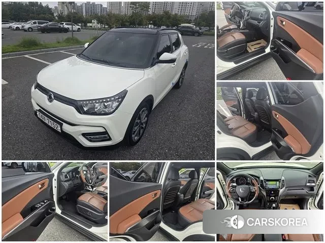 Ssangyong Tivoli Armor 2018 Белый двухцветный из Кореи