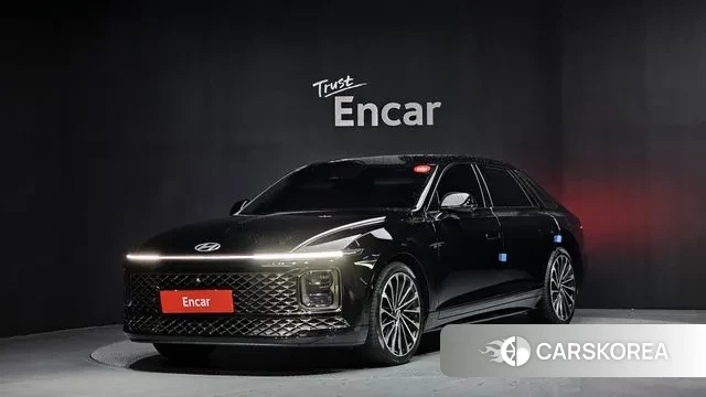 Hyundai Grandeur Hybrid (GN7) 2023 Черный из Кореи