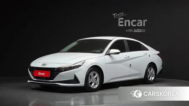 Hyundai Avante (CN7) 2021 Белый из Кореи