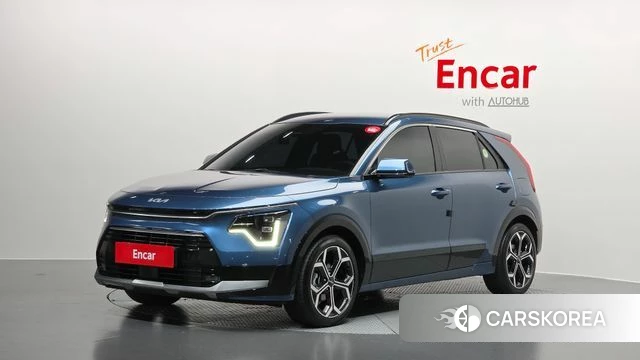 Kia Di Ol Nu Niro 2022 Синий из Кореи