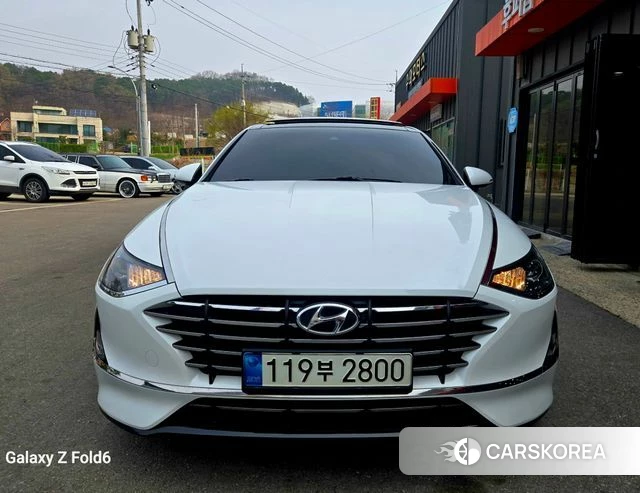 Hyundai Sonata (DN8) 2021 Белый из Кореи