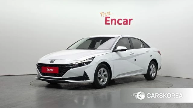 Hyundai Avante (CN7) 2021 Белый из Кореи