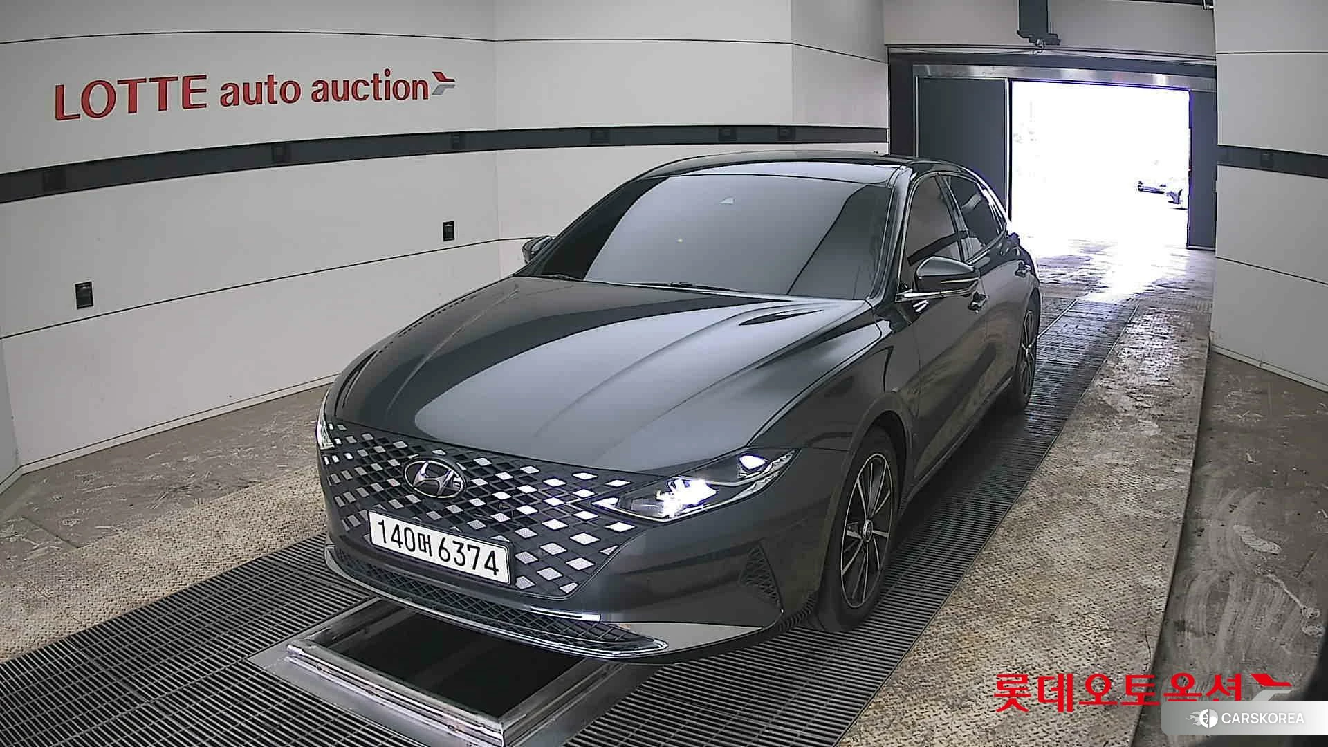 Hyundai Grandeur 2022 Nocturne Grey Metallic из Кореи