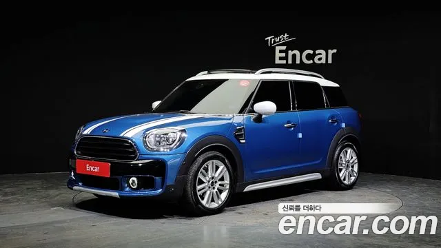Mini Cooper Countryman 2020 Синий из Кореи