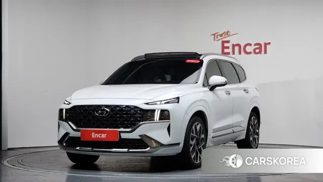 Hyundai The New Santa Fe 2022 Белый из Кореи