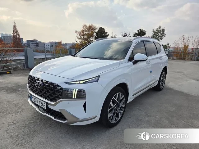 Hyundai The New Santa Fe 2022 Белый из Кореи