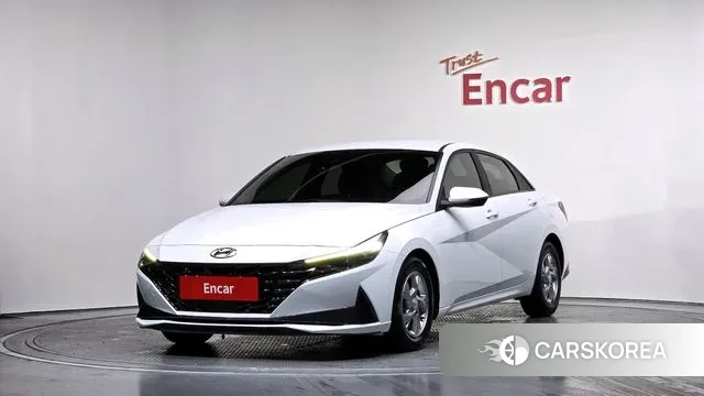 Hyundai Avante (CN7) 2020 Белый из Кореи