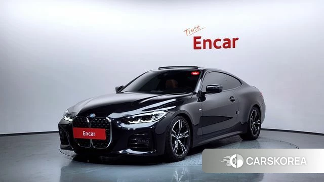 BMW 4 Series (G22) 2022 Черный из Кореи