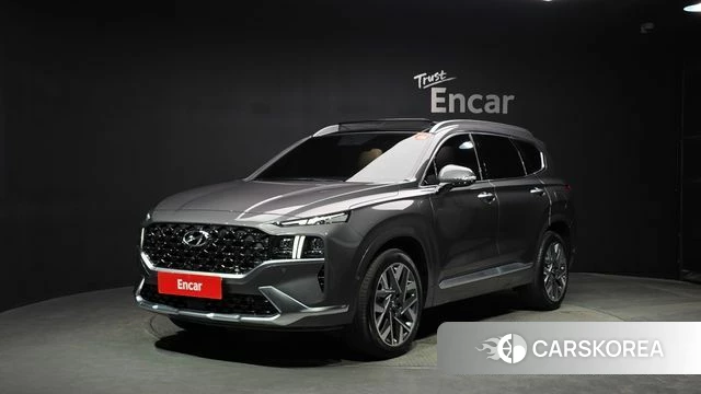 Hyundai The New Santa Fe 2021 Серый из Кореи