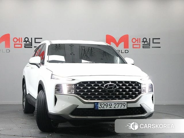 Hyundai The New Santa Fe 2023 Белый из Кореи