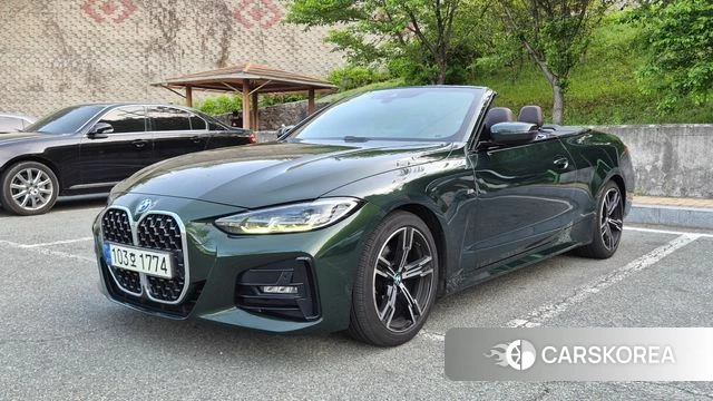 BMW 4 Series (G22) 2021 Темно-зеленый из Кореи