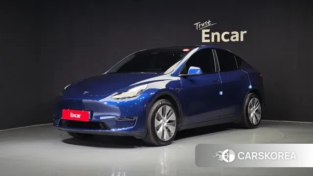 Tesla Model Y 2022 Синий из Кореи