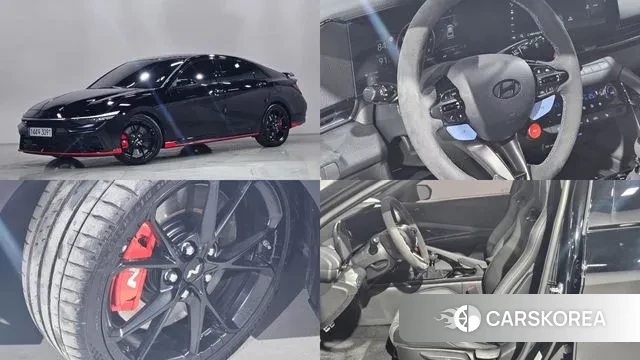 Hyundai The New Avante (CN7) 2024 Черный из Кореи