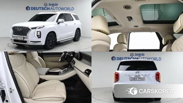 Hyundai Palisade 2021 Белый из Кореи