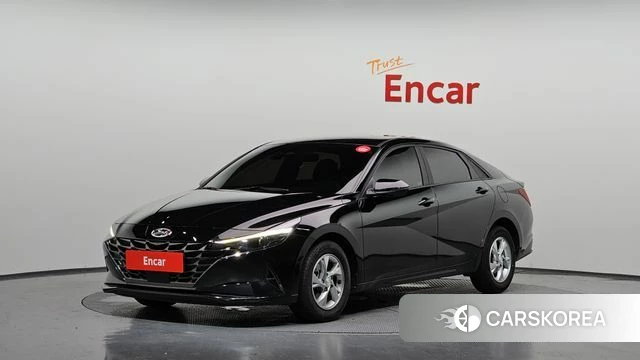 Hyundai Avante (CN7) 2021 Черный из Кореи