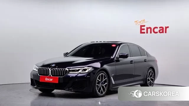 BMW 5 Series (G30) 2022 Синий из Кореи