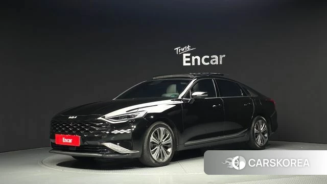 Kia K8 Hybrid 2023 Черный из Кореи