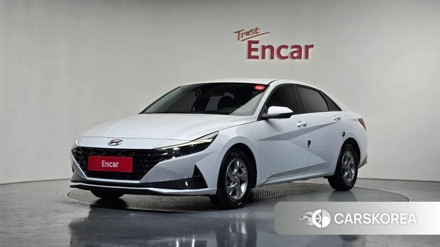 Hyundai Avante (CN7) 2020 Белый из Кореи