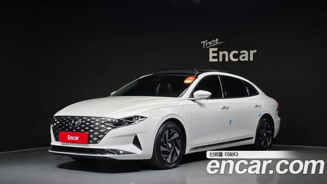 Hyundai The New Grandeur IG Hybrid 2021 Белый из Кореи