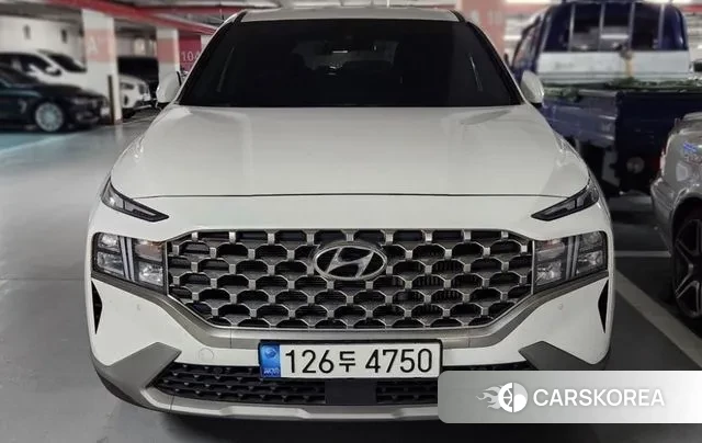Hyundai The New Santa Fe 2021 Белый из Кореи