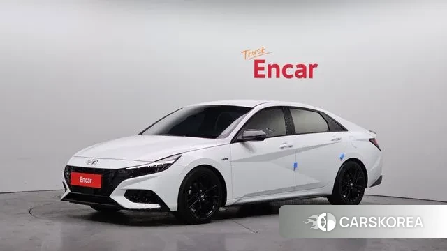 Hyundai Avante (CN7) 2020 Белый из Кореи