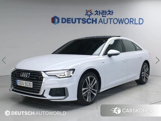 Audi A6 (C8) 2021 Белый из Кореи
