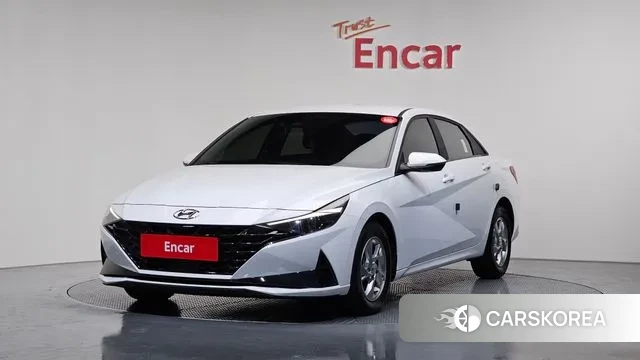 Hyundai Avante (CN7) 2021 Белый из Кореи