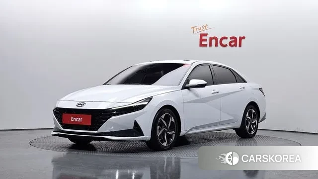Hyundai Avante (CN7) 2022 Белый из Кореи