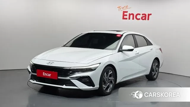 Hyundai The New Avante (CN7) 2023 Белый из Кореи