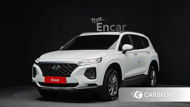 Hyundai Santa Fe TM 2019 Белый из Кореи