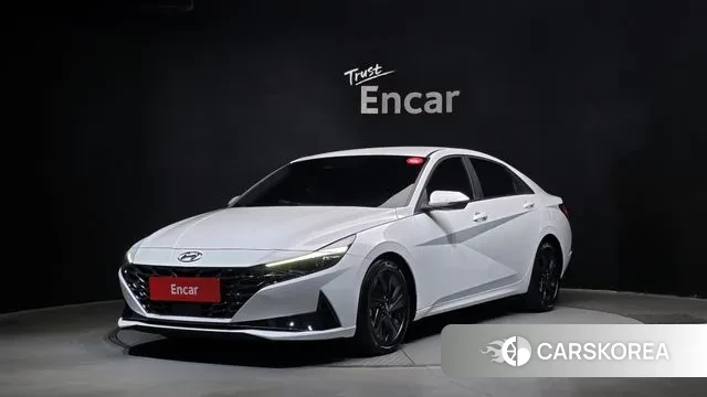 Hyundai Avante (CN7) 2020 Белый из Кореи