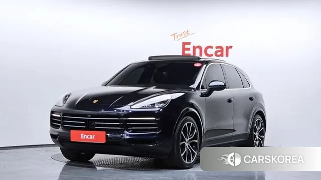 Porsche Cayenne (PO536) 2021 Синий из Кореи