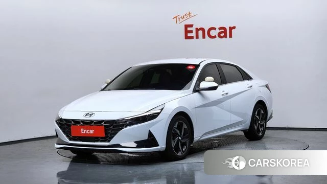 Hyundai Avante (CN7) 2022 Белый из Кореи