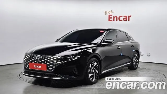 Hyundai The New Grandeur IG Hybrid 2020 Черный из Кореи