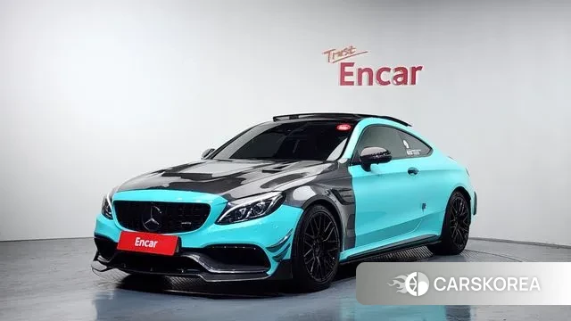 Mercedes-Benz C-Class W205 2018 Небесно-голубой из Кореи