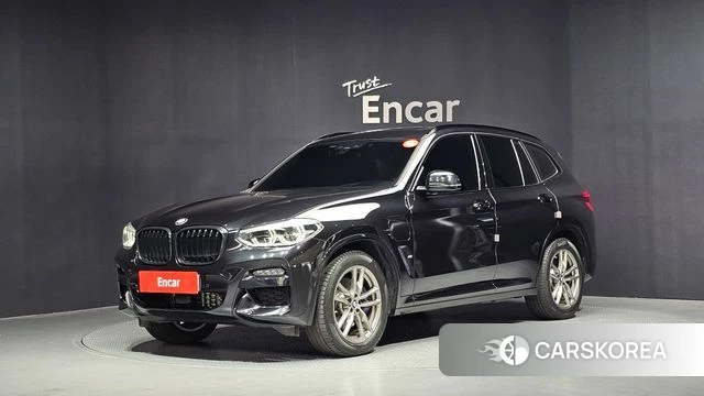 BMW X3 (G01) 2021 Черный из Кореи