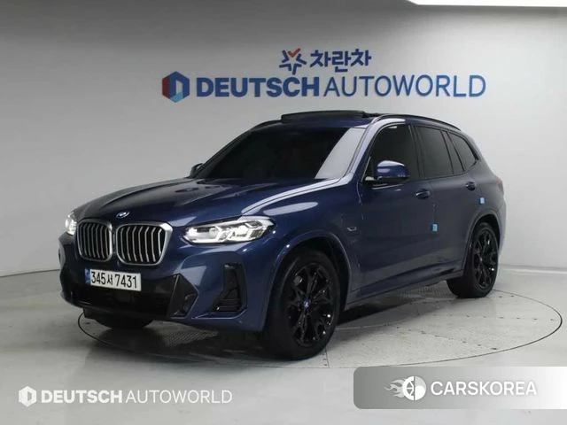 BMW X3 (G01) 2021 Синий из Кореи